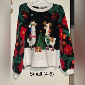 Christmas Lama Sweater 🎄